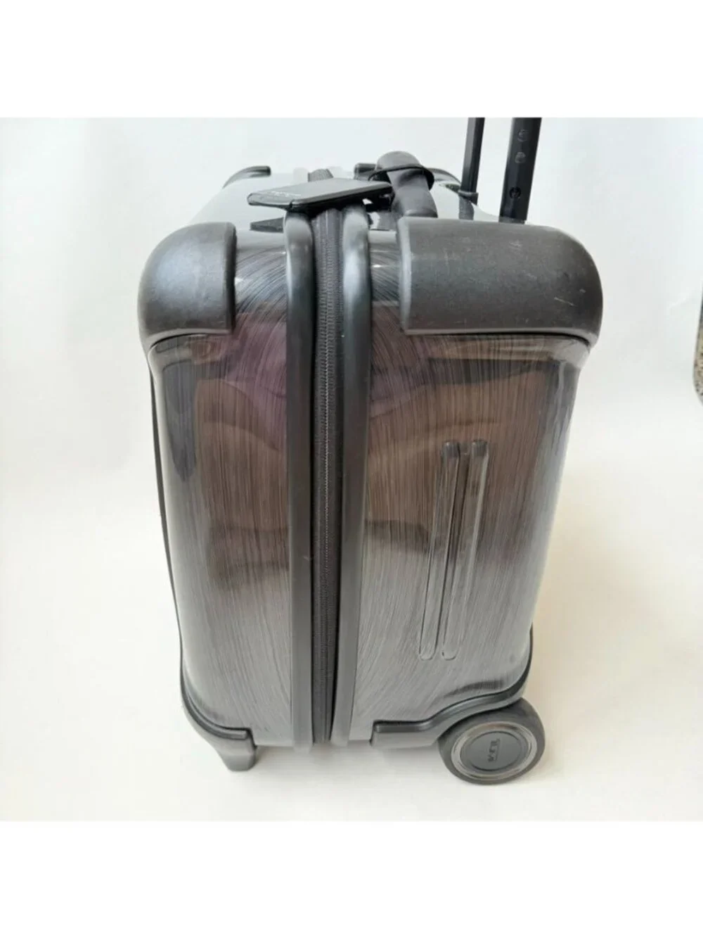 TUMI Compact Brief Rolling Carry-On Spinner Luggage Black/Gray